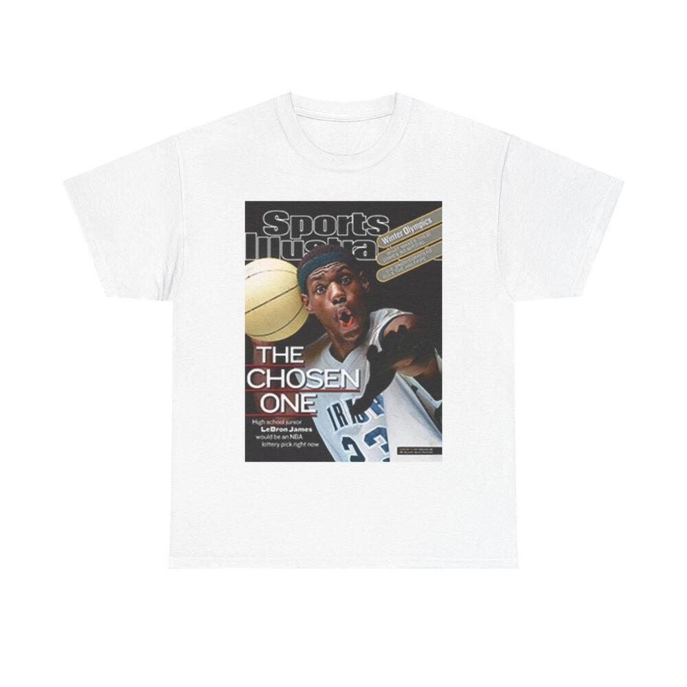 Lebron James Chosen One Graphic Tee Shirt Retro High School T Shirt